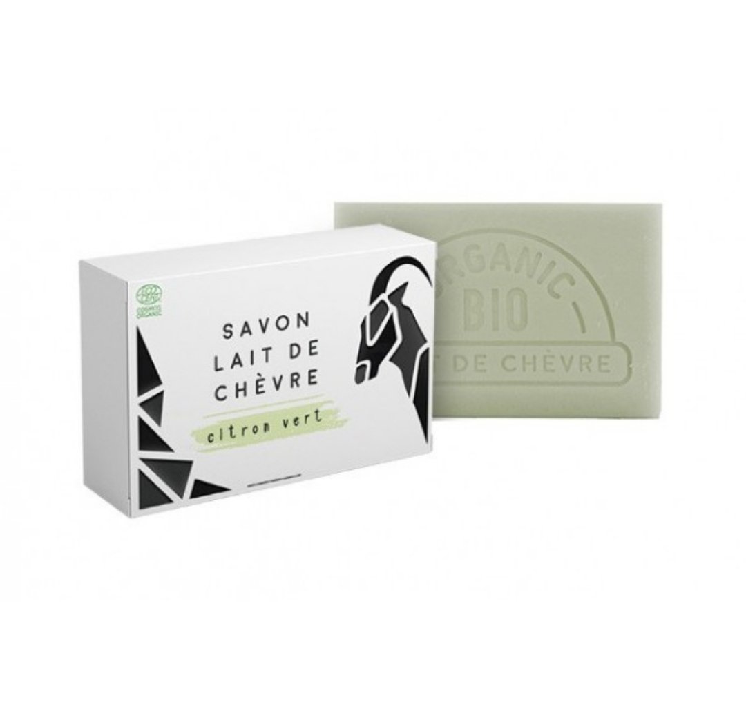 Savon lait de chèvre parfum citron vert