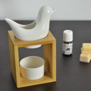 Brûleur oiseau blanc