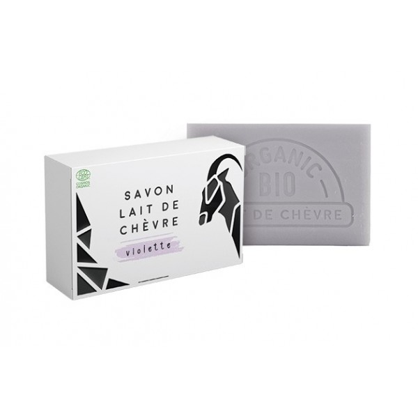 Savon lait de chèvre parfum violette