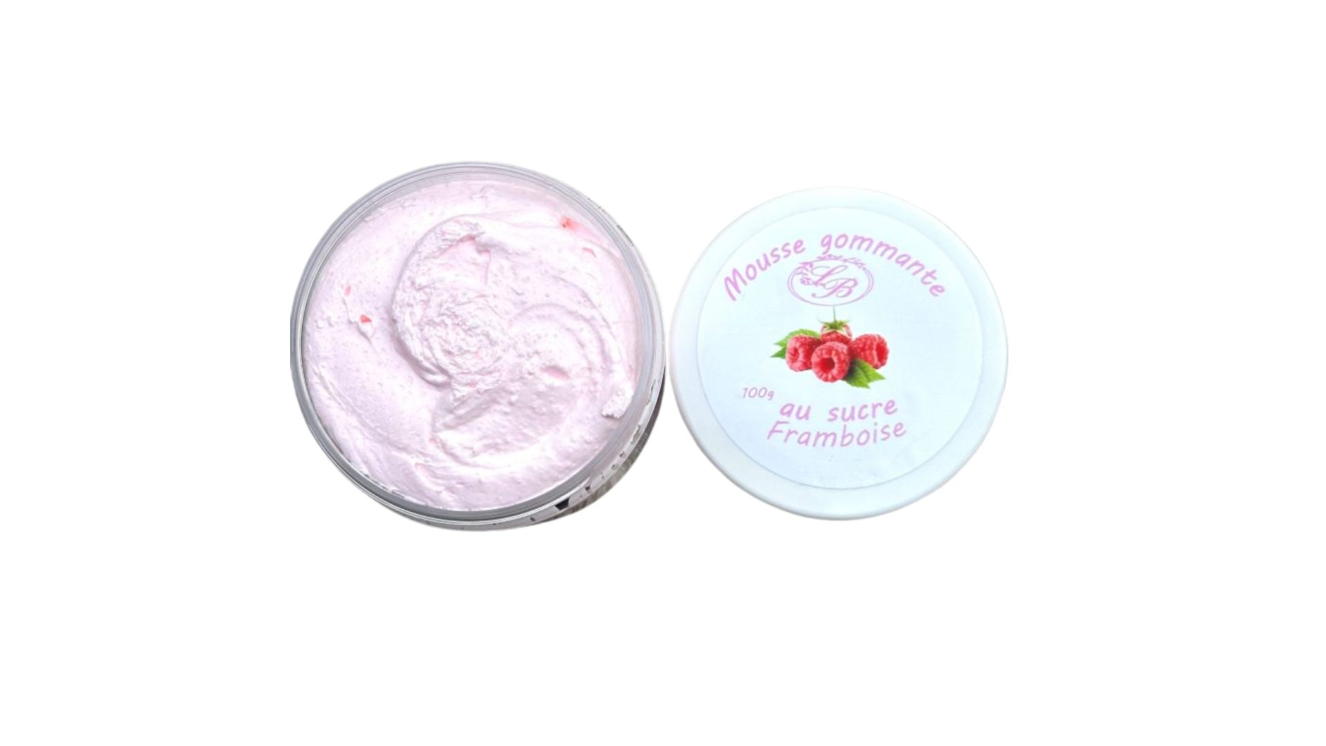 Chantilly de douche et bain exfoliante à la poudre de noyau d’abricot 100 g Mangue