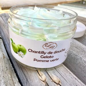 Savon chantilly, 100gr, pomme verte