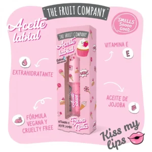 Huile gloss pour les lèvres, parfum fraise chantilly