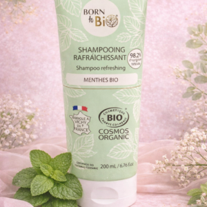 Shampoing Rafraîchissant cheveux gras Menthe Verte - Certifié bio