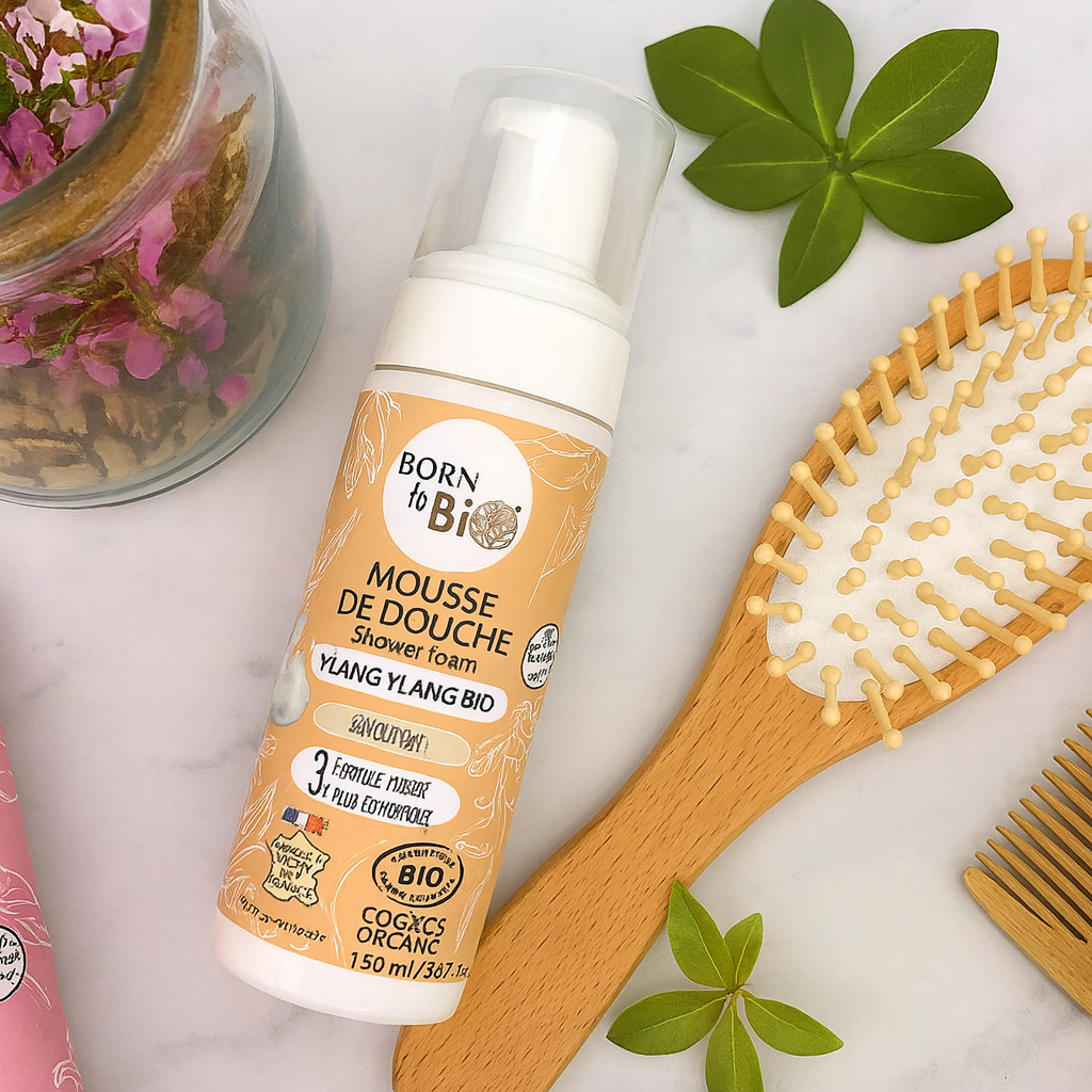 Mousse de Douche Ylang Ylang Bio - Certifiée Bio