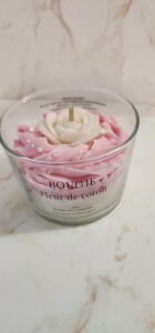bougie fleur de coton 35H