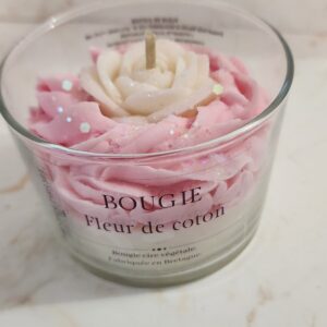 bougie fleur de coton 35H