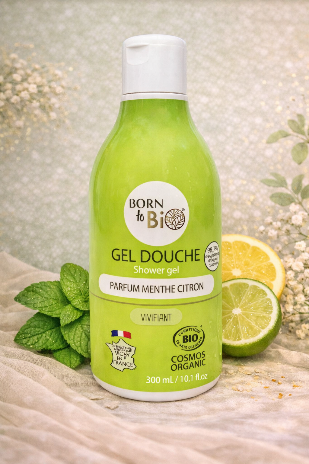 Gel Douche Menthe Citron - Certifié Bio