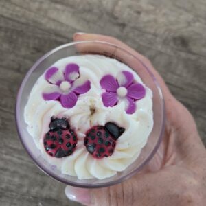 Bougie fleur de Tiaré 35h minimum