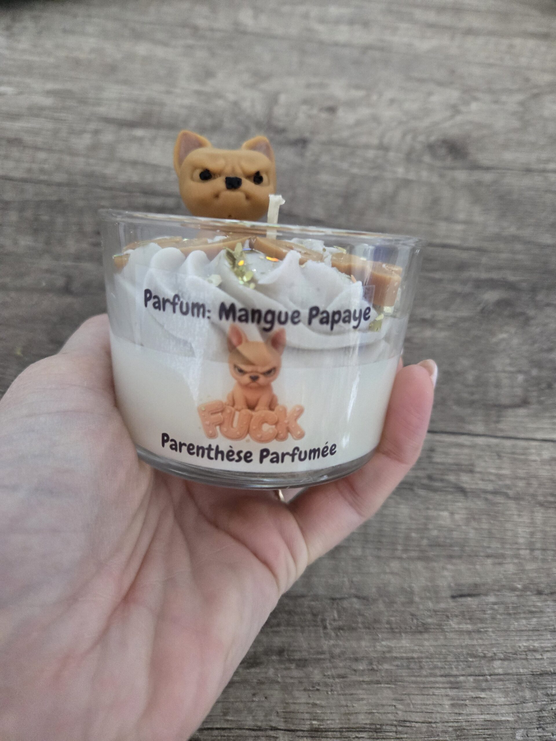 Bougie Ronchon, Mangue Papaye minimum 35h