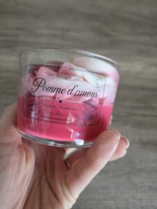 Bougie pomme d'amour 35h