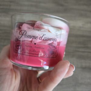 Bougie pomme d'amour 35h