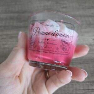 Bougie pomme d'amour 20h