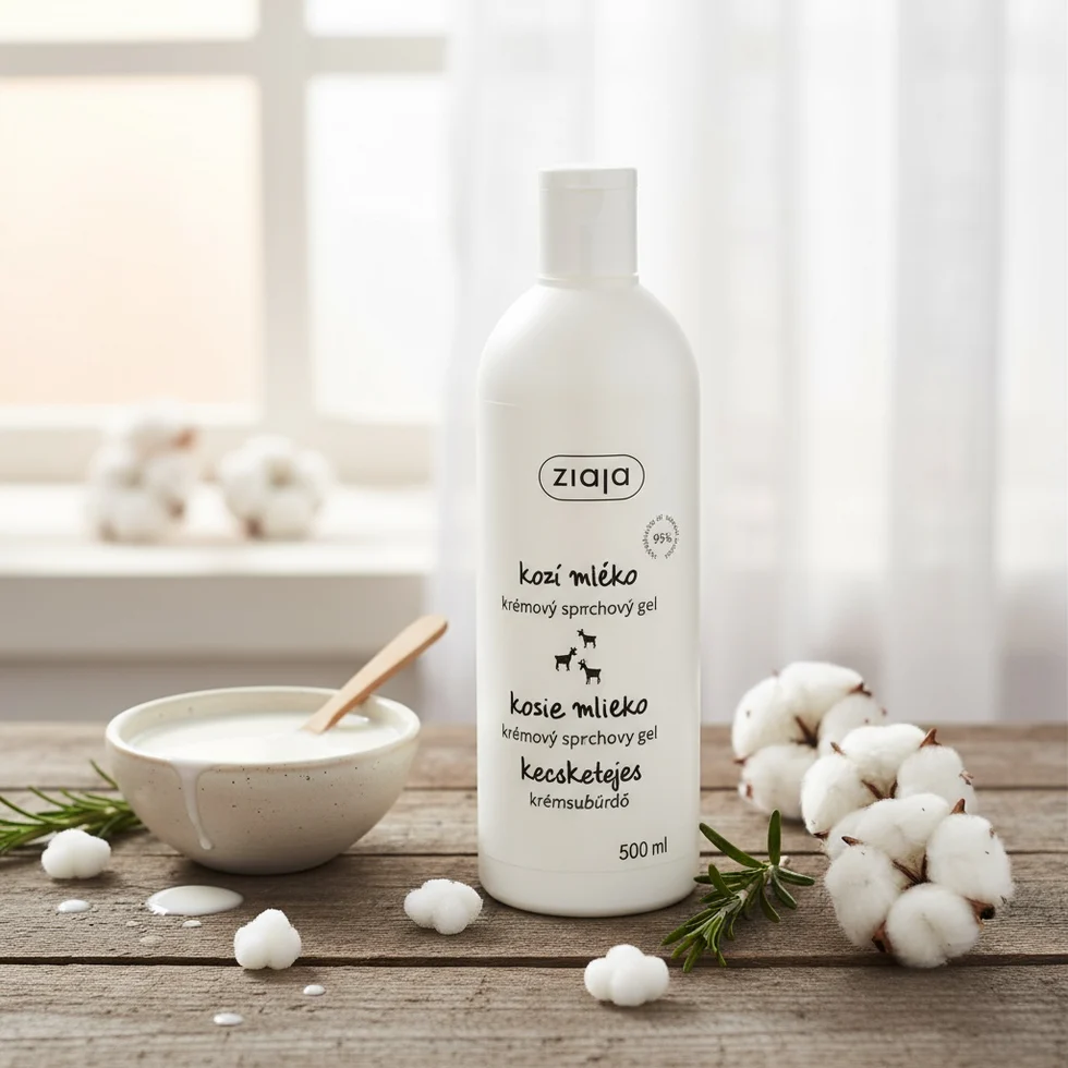 🐐🥛 Gel Douche Crème au Lait de Chèvre Ziaja 500 ml – Douceur & Nutrition Intense 🥛🐐