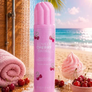 Bombe de chantilly parfum cerise